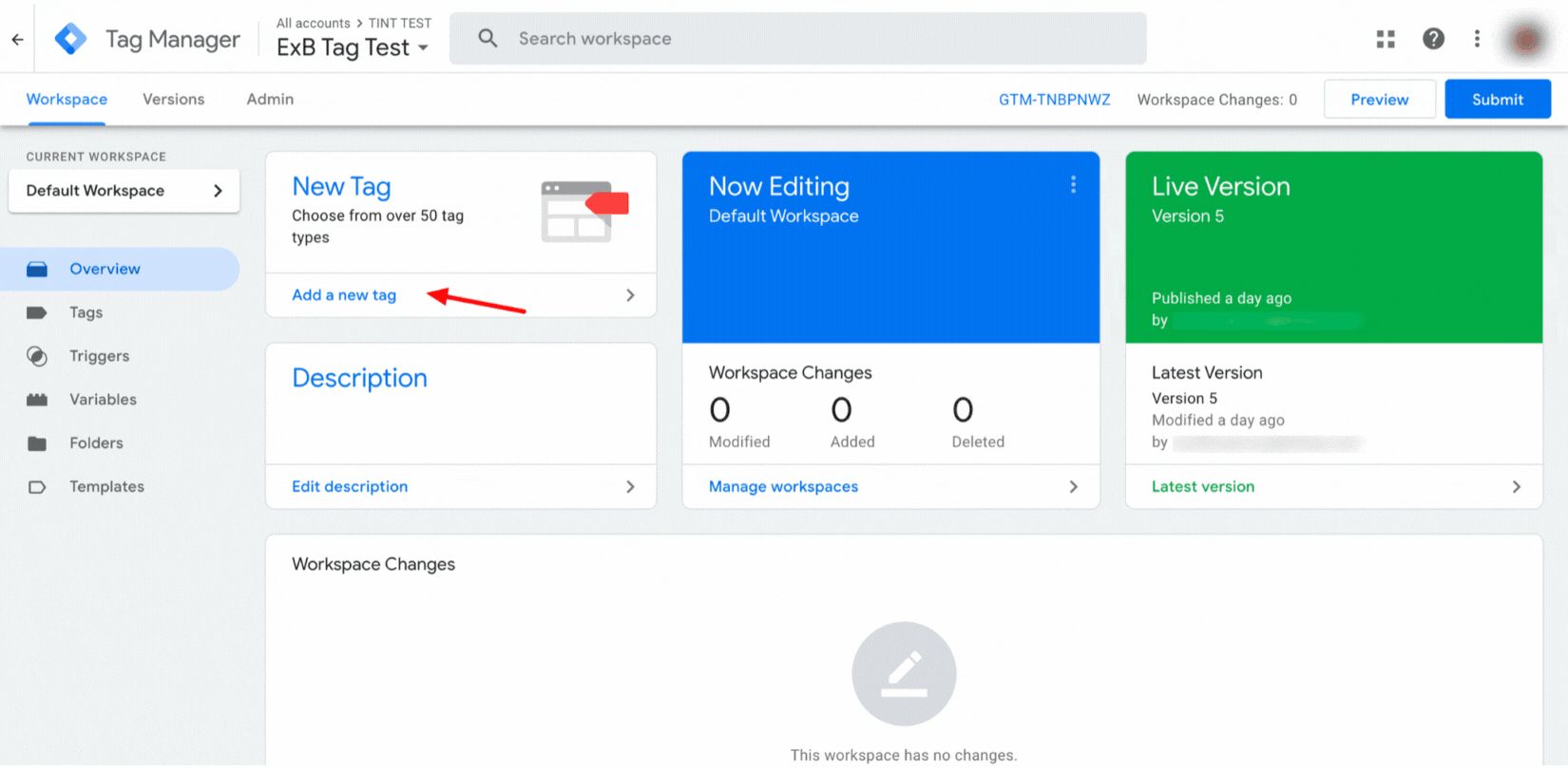 How to setup Google Analytics in Google Tag Manager -  Experience Builder - 22nd August 2023 (2).gif