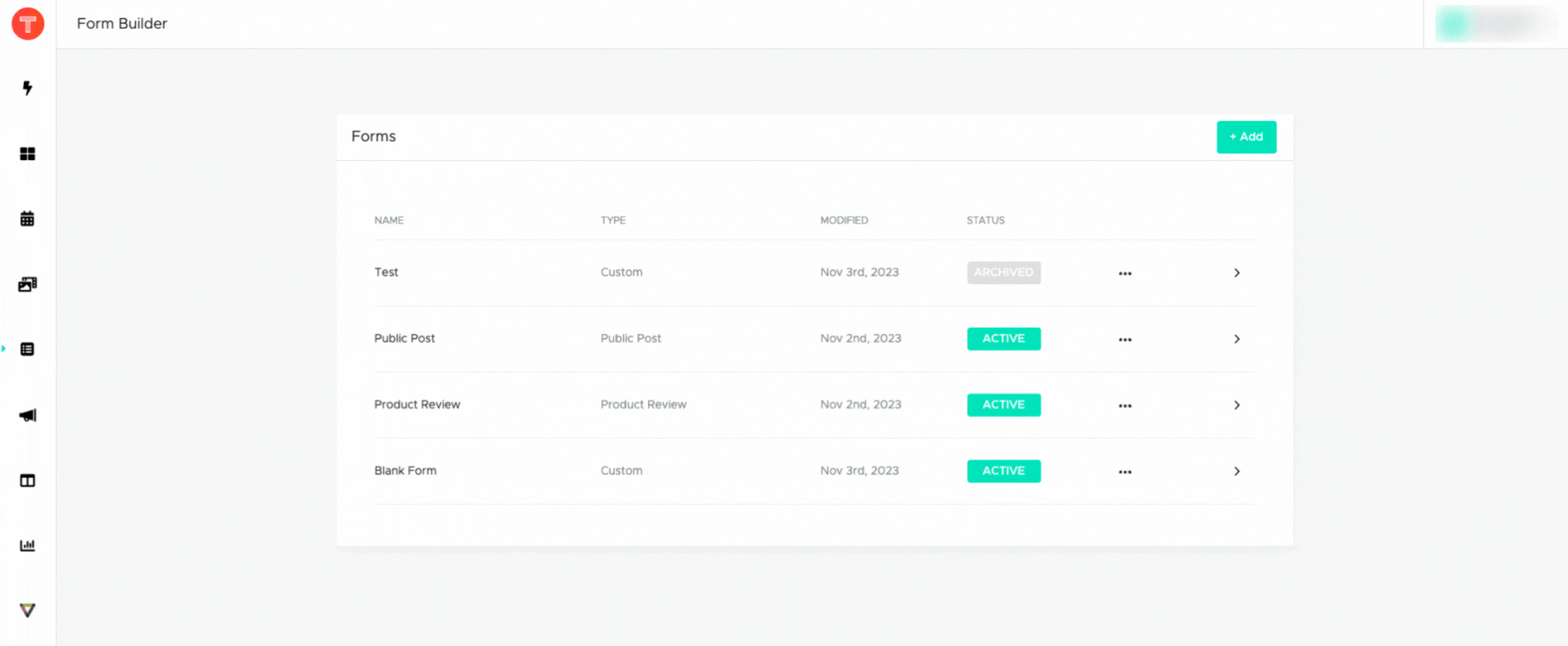 How to delete a Form Builder Template - Form Builder - 3rd November 2023.gif