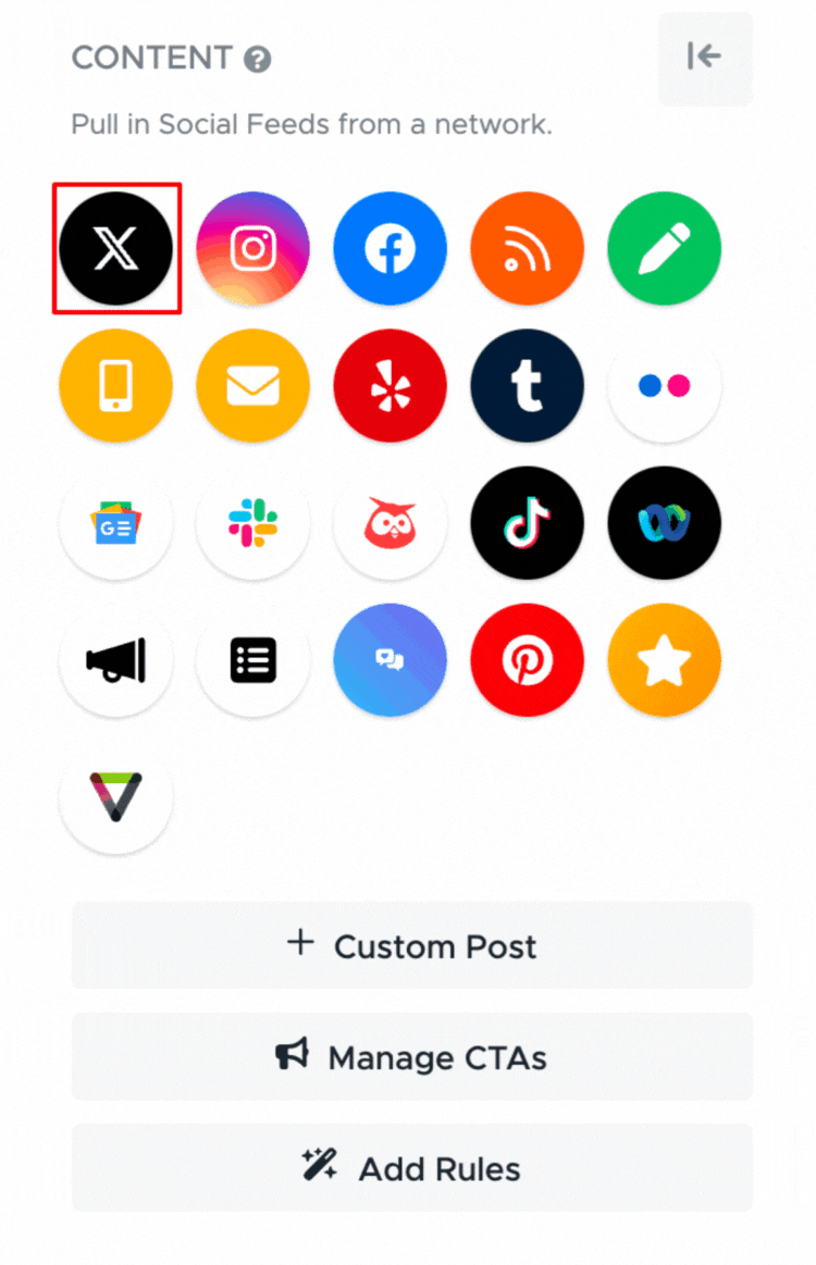 Twitter - How to add a Lists feed - Updated 30th November.gif