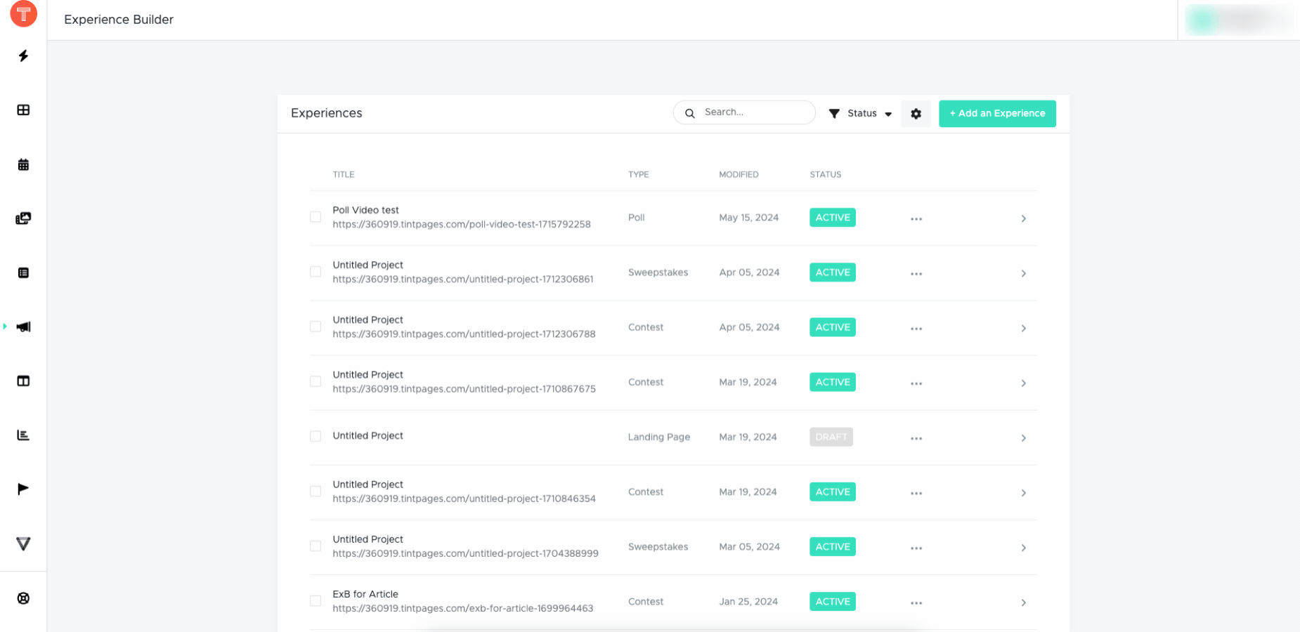 Copy of How to unarchive an Experience - Experience Builder - 11th June 2024.gif