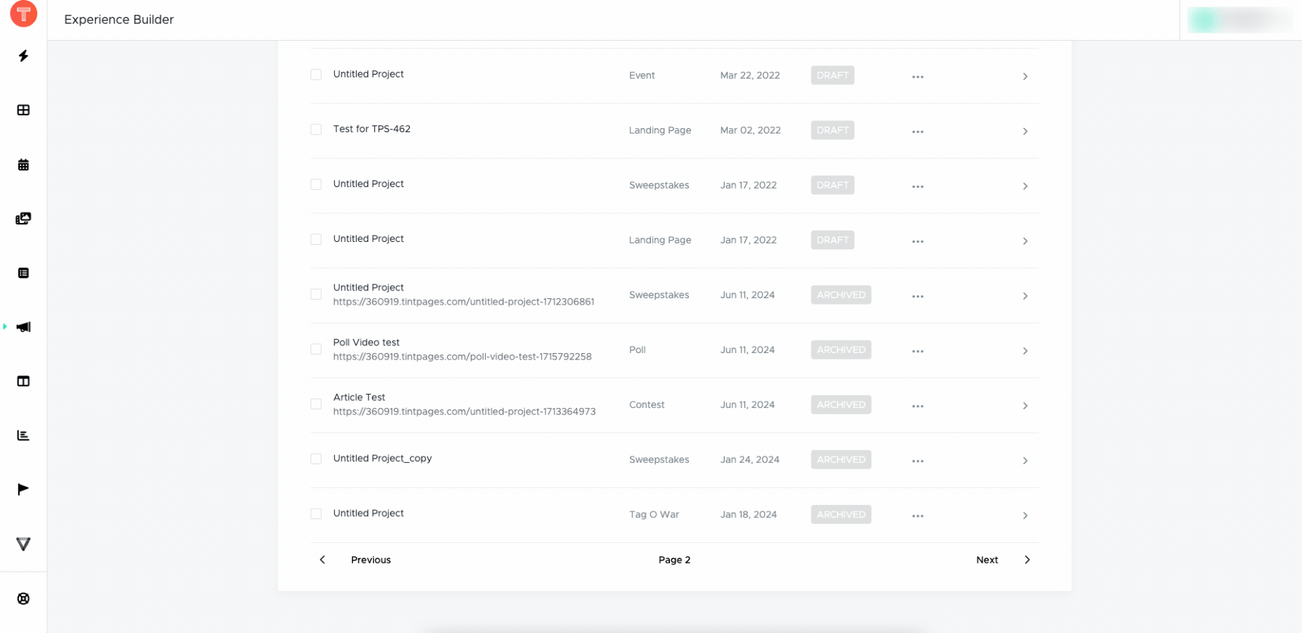 How to bulk unarchive an Experience - Experience Builder - 11th June 2024.gif
