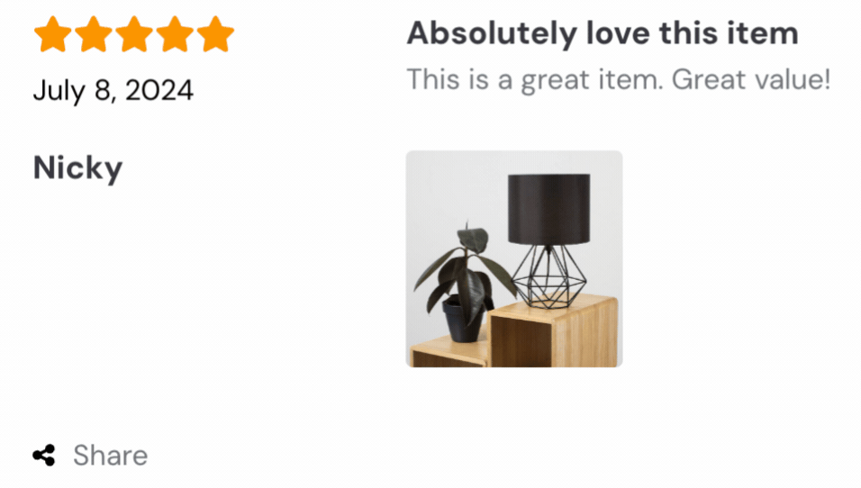 How to add Incentivized Review Label on a review.gif
