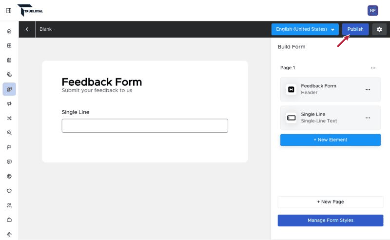 How to publish changes - Form Builder