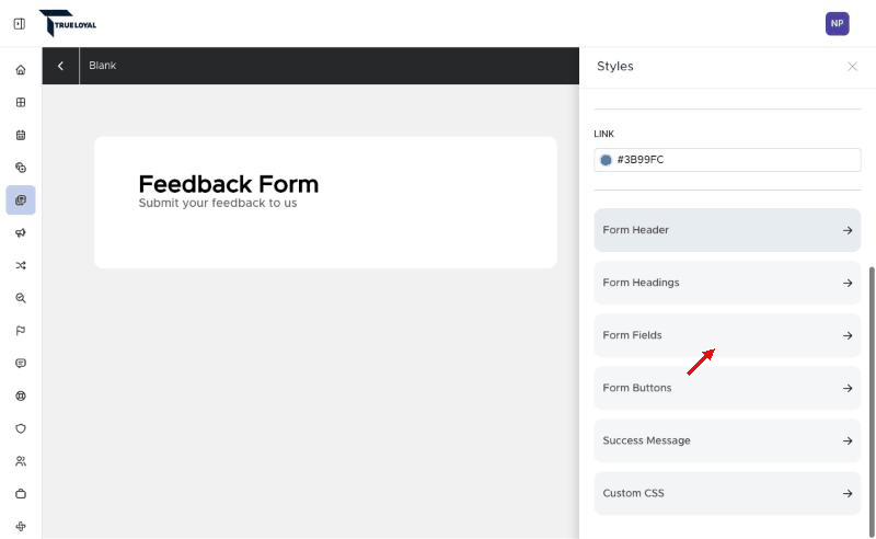 Form Fields styles - Form Builder