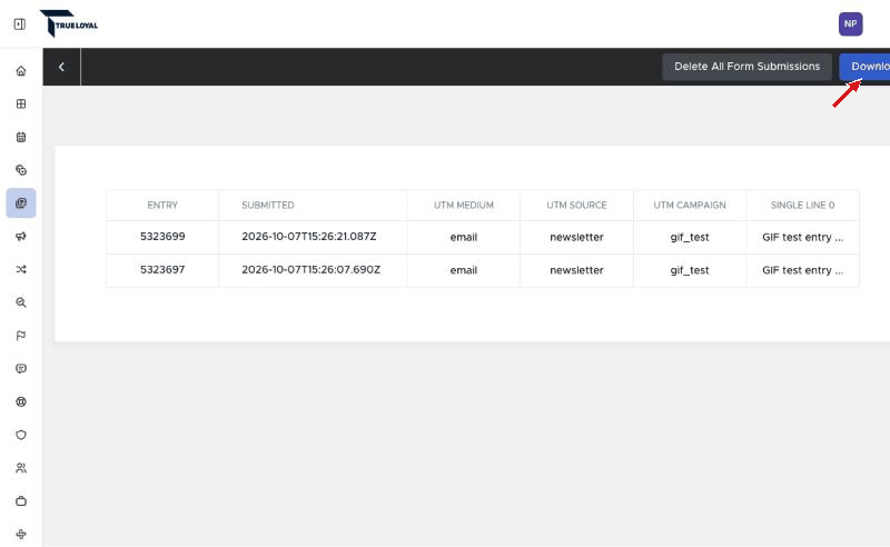 How to download the report - Form Builder