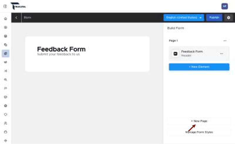 How to add a new page - Form Builder