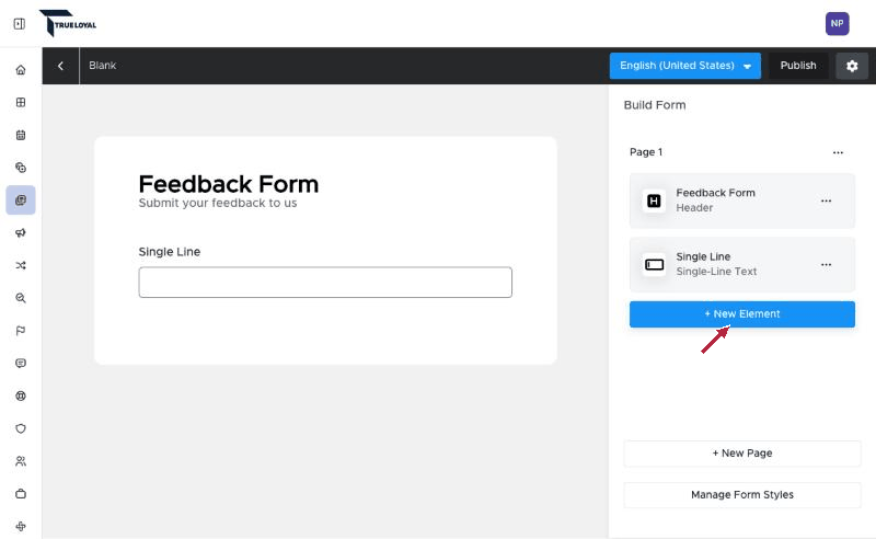 Hidden element for A/B testing - Form Builder